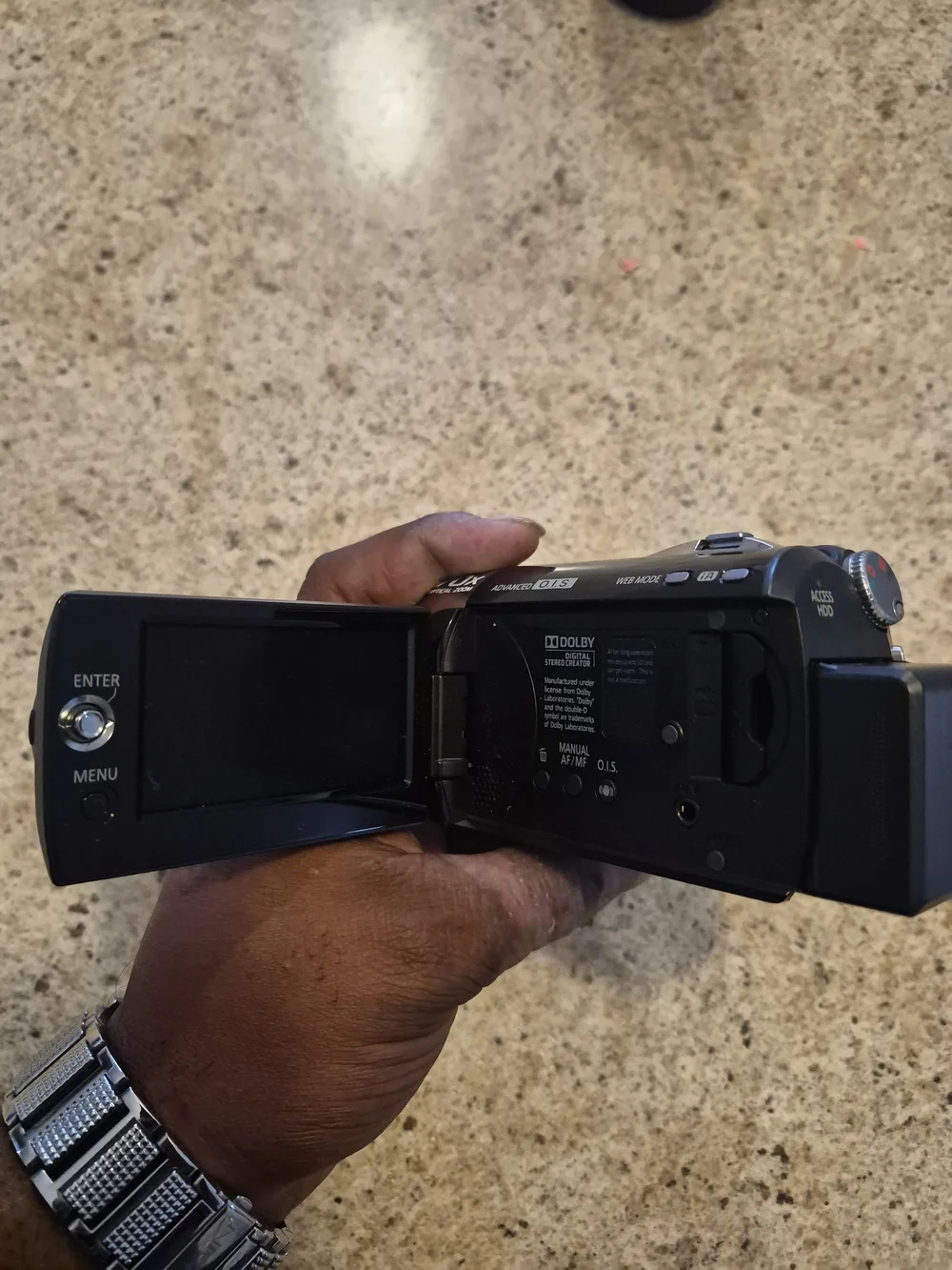 Panasonic Black SDR-H80 HDD Camcorder with 70x Optical Zoom